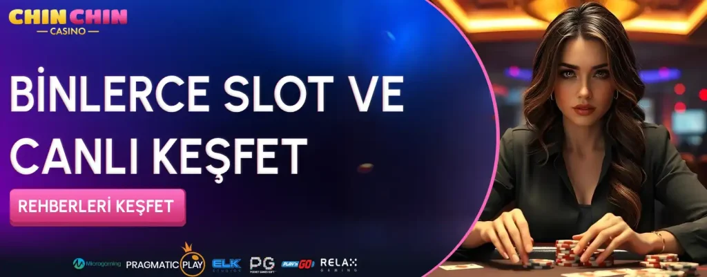 BİNLERCE SLOT VE CANLI KEŞFET