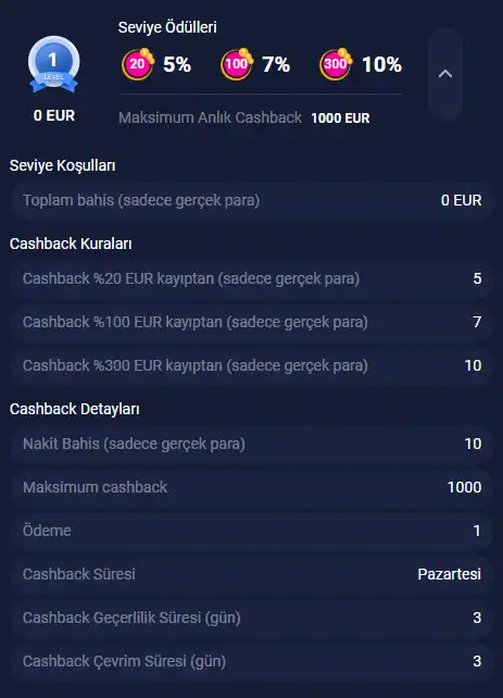 bonus vip